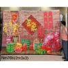 Phông Tết size lớn 3x2m3 - Trang trí Tết 2.024, decor Tết Xưa giá 215.000 VND 6