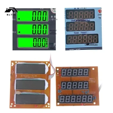 Phụ kiện cân điện tử RcTlB - Bảng mạch LCD LED, nâng cấp màn hình cho cân nền tảng 7