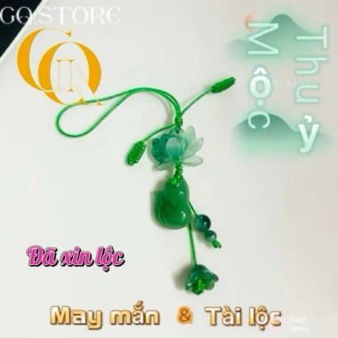 Phụ Kiện Điện Thoại Hoa Sen Phối Hồ Ly - Dây Đeo Đẹp, Lạ Mắt, Giá 35.000 VND