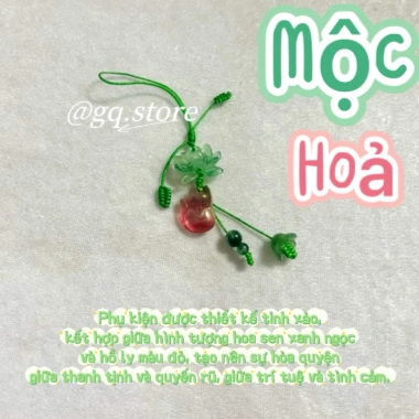 Phụ Kiện Điện Thoại Hoa Sen Phối Hồ Ly - Dây Đeo Đẹp, Lạ Mắt, Giá 35.000 VND 9 Phụ Kiện Điện Thoại Hoa Sen Phối Hồ Ly - Dây Đeo Đẹp, Lạ Mắt, Giá 35.000 VND 9
