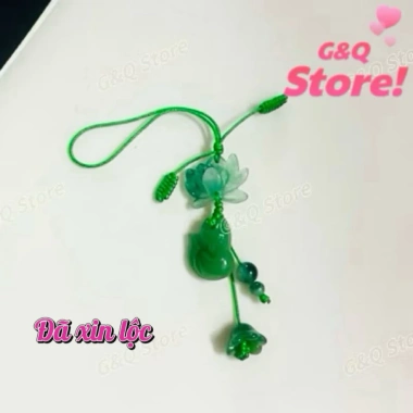 Phụ Kiện Điện Thoại Hoa Sen Phối Hồ Ly - Dây Đeo Đẹp, Lạ Mắt, Giá 35.000 VND