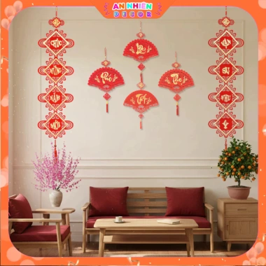 Phụ Kiện Liễn Quạt Treo Tường Phúc Lộc Thọ Trang Trí Tết Bính Ngọ 2.026 Nhà Cửa, Quán Xá KTET 3 Phụ Kiện Liễn Quạt Treo Tường Phúc Lộc Thọ Trang Trí Tết Bính Ngọ 2.026 Nhà Cửa, Quán Xá KTET 3
