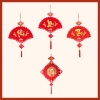 Phụ Kiện Liễn Quạt Treo Tường Phúc Lộc Thọ Trang Trí Tết Bính Ngọ 2.026 Nhà Cửa, Quán Xá KTET 10