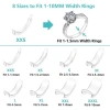 Phụ Kiện Nhẫn Thông Minh Điều Chỉnh Size - Bộ 8 Đệm Silicon Mềm Giá 9.900 VND 6