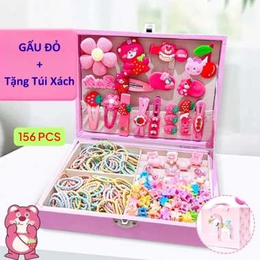 Phụ kiện tóc Kuromi: Hộp cặp tóc bé gái mẫu, kèm túi xách dễ thương, giá 60.000đ 8 Phụ kiện tóc Kuromi: Hộp cặp tóc bé gái mẫu, kèm túi xách dễ thương, giá 60.000đ 8