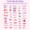 Phụ kiện tóc Kuromi: Hộp cặp tóc bé gái mẫu, kèm túi xách dễ thương, giá 60.000đ 10