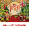Phụ kiện trang trí Tết 2.026 Bính Ngọ - Phông nền, tranh vải decor cho trường, quán cà phê - Giảm 22% 4