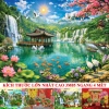Phụ kiện trang trí Tết Nguyên Đán 2.026 - Phông nền Sum Vầy, An Khang Thịnh Vượng