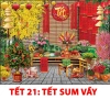 Phụ kiện trang trí Tết Nguyên Đán 2.026 - Phông nền Sum Vầy, An Khang Thịnh Vượng 8