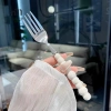 Phuộc Tay Cầm Ngọc Trai Inox Đa Năng Dùng Cho Bít Tết, Salad, Pasta - Tiện Ích Nhà Bếp 9