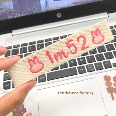 Phuvintage Name Tag Thêu Tên Bé Theo Yêu Cầu Treo Balo Cặp Túi Đồ 24k 5