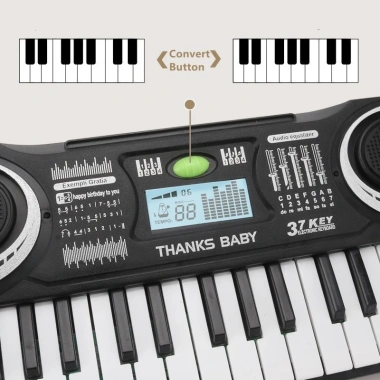 Piano điện tử 37 phím cho trẻ em - Đồ chơi học nhạc giá rẻ, phù hợp người mới tập 2