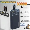 Pin 30.000mAh - Dây Siêu Nhanh, Tự Ngắt An Toàn, Tương Thích Mọi Thiết Bị