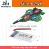 Pin 3.7V 500mAh dòng xả 25A cho máy bay điều khiển - bảo vệ pin - giảm giá 69k