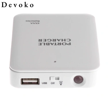 Pin AA Sạc USB 4x Du Lịch Khẩn Cấp và Đèn Pin Đen cho Điện Thoại MP3 MP4 3 Pin AA Sạc USB 4x Du Lịch Khẩn Cấp và Đèn Pin Đen cho Điện Thoại MP3 MP4 3