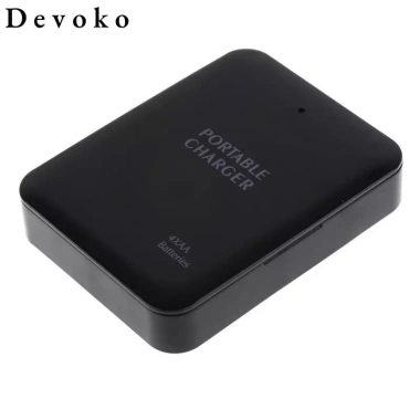 Pin AA Sạc USB 4x Du Lịch Khẩn Cấp và Đèn Pin Đen cho Điện Thoại MP3 MP4 10 Pin AA Sạc USB 4x Du Lịch Khẩn Cấp và Đèn Pin Đen cho Điện Thoại MP3 MP4 10