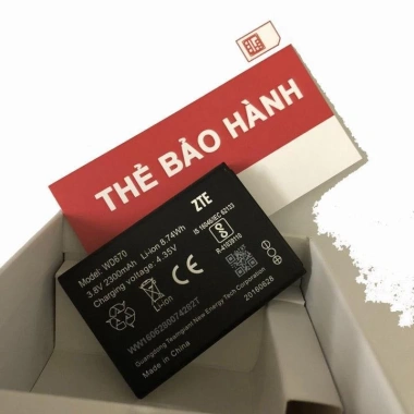 Pin chính hãng ZTE 2.300mAh gắn trong cho WD670, JAZZ – Tương thích wifi không dây, Giá chỉ 73.810₫