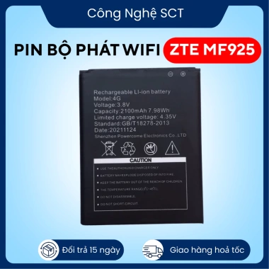 Pin Cục 2.100mAh WiFi 4G MF925/MC801/MF901/MF801 - Cực Khỏe, Giá 60.000 VND 3 Pin Cục 2.100mAh WiFi 4G MF925/MC801/MF901/MF801 - Cực Khỏe, Giá 60.000 VND 3