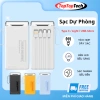 Pin Dự Phòng 10.000mAh kèm 4 Dây Sạc Nhanh Light, Type‑C, USB‑Micro – Sạc Nhiều Dòng, Có Quà Tặng