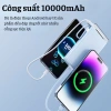 Pin Dự Phòng 10.000mAh kèm 4 Dây Sạc Nhanh Light, Type‑C, USB‑Micro – Sạc Nhiều Dòng, Có Quà Tặng 5
