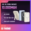 Pin Dự Phòng 10.000mAh Không Dây - Sạc Nam Châm, Chân Đế, 2 Dây, Nhanh An Toàn 7