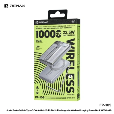 Pin dự phòng 10.000mAh RPP-65 sạc nhanh 20W không dây tích hợp nam châm - Giá 450.000đ
