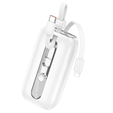 Pin Dự Phòng 10.000mAh Sạc Nhanh PD20W, Màn Hình LED, Dây Sạc Tích Hợp - Tiện Lợi Cho Điện Thoại Du Lịch, Giá 105.000 VND