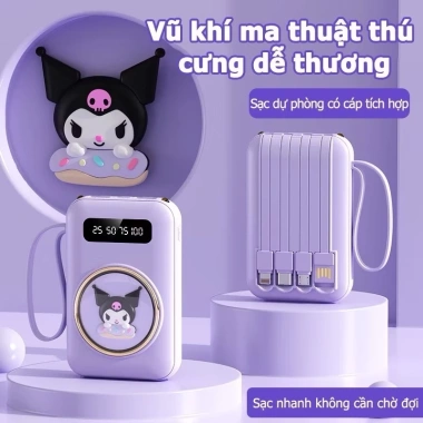 Pin dự phòng 20.000mAh nhỏ gọn, sạc nhanh đa thiết bị - Giá chỉ 145.500 VND