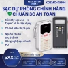Pin dự phòng 30.000mAh Kozmo KM04 - Sạc nhanh, An toàn, Công suất lớn, 2 màu Đen Trắng, Giá chỉ 585.000 VND