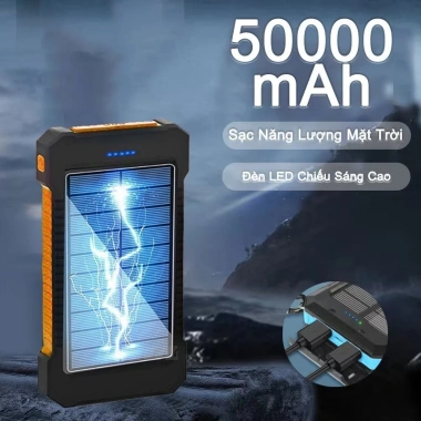 Pin dự phòng 30.000mAh năng lượng mặt trời, 2 cổng USB, không thấm nước - 185.000₫ 8