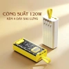 Pin Dự Phòng 50.000mAh - Sạc Nhanh 22.5W PD 20W, Đầu Sạc Đa Dụng, Màn Hình LED 8