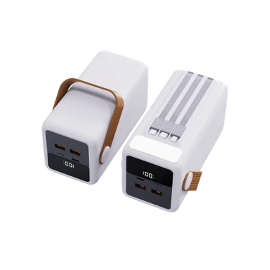 Pin dự phòng dung lượng lớn 50.000‑80.000 mAh, sạc nhanh, 4 dây sạc, đèn LED tích hợp – PKMALL 5