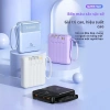 Pin dự phòng DX70 20.000mAh 4 sắc thái, hiển thị % sạc, sạc đồng thời 5 thiết bị Android iPhone, mini gọn - 138.000đ 2