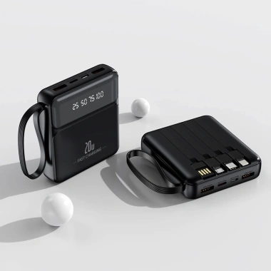 Pin dự phòng DX70 20.000mAh 4 sắc thái, hiển thị % sạc, sạc đồng thời 5 thiết bị Android iPhone, mini gọn - 138.000đ 9