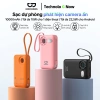 Pin dự phòng GOOJODOQ 10.000mAh có dây - Phát hiện camera, di động, sạc Type-C