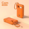Pin dự phòng GOOJODOQ 10.000mAh có dây - Phát hiện camera, di động, sạc Type-C 10