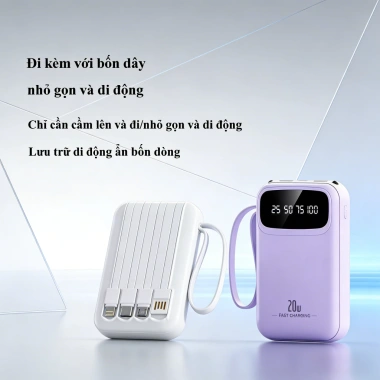Pin dự phòng sạc nhanh cầm tay X279 - Bộ sạc di động mạnh mẽ, giá ưu đãi 99.000₫