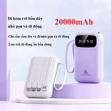 Pin dự phòng sạc nhanh cầm tay X279 - Bộ sạc di động mạnh mẽ, giá ưu đãi 99.000₫