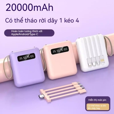 Pin dự phòng T493 20.000mAh Sạc kho báu F5 PD25W - Sạc nhanh, tặng dây sạc, chỉ 29.500₫ 3