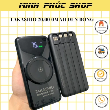 Pin dự phòng TAKASHIO SDP 50.000mAh 2.024 tích hợp dải LED không dây - Giá 195.020 VND 9 Pin dự phòng TAKASHIO SDP 50.000mAh 2.024 tích hợp dải LED không dây - Giá 195.020 VND 9