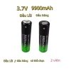 Pin Li-ion 18.650 3.7V 9.900mAh Bản gốc - Dùng dự phòng, đèn pin, điều khiển từ xa 9