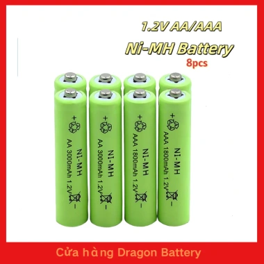 Pin NIMH 1.2V AAA 700mAh Sạc Lại - Đồ Chơi, Xe, Đồng Hồ, Đèn Pin Bmax