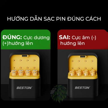 Pin sạc 1.5V 3.600mW - Sạc M7.037 8 viên 2A/3A, Type-C, LED báo - 189.000đ 5