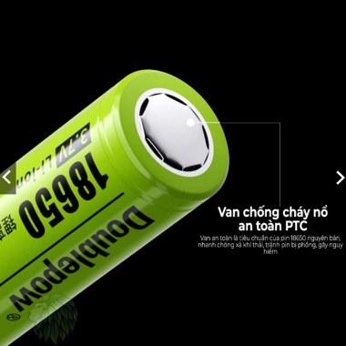 Pin sạc 18.650 Doublepow 3.7V 12.950mWh, công suất cao, dành cho xe điện, máy khoan – 109.000₫ 2