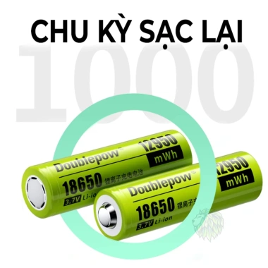 Pin sạc 18.650 Doublepow 3.7V 12.950mWh, công suất cao, dành cho xe điện, máy khoan – 109.000₫ 3