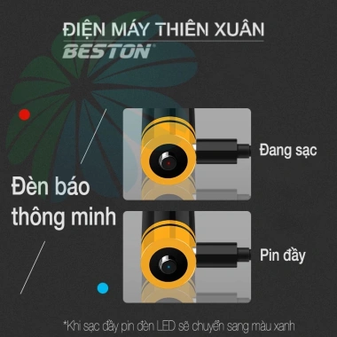 Pin Sạc 21.770 5.000mAh cho Đèn Pin LED Beston, Sạc 2 Chiều USB‑C Tiện Lợi - Giá 195.000₫ 4
