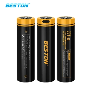 Pin Sạc 21.770 5.000mAh cho Đèn Pin LED Beston, Sạc 2 Chiều USB‑C Tiện Lợi - Giá 195.000₫ 6