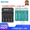 Pin Sạc 2A Beston Lithium 1.5V 2.800mWh M7.031 Tự Ngắt Đèn Báo Đầy Giá Ưu Đãi 119k 10