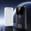 Pin sạc 30.000mAh & 20.000mAh Xanh 100W, dung lượng lớn, tích hợp dây cáp, phụ kiện điện thoại, giảm giá 18.9k