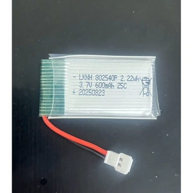 Pin sạc 3.7V 600mAh 25C cho máy bay điều khiển từ xa - Bảo vệ, giá 76.000đ 2